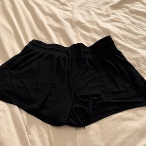 Stars Above Black Pajama Shorts